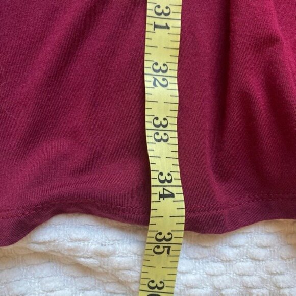 Old Navy Cranberry Long Sleeve Swing Dress Size S - Picture 8 of 8